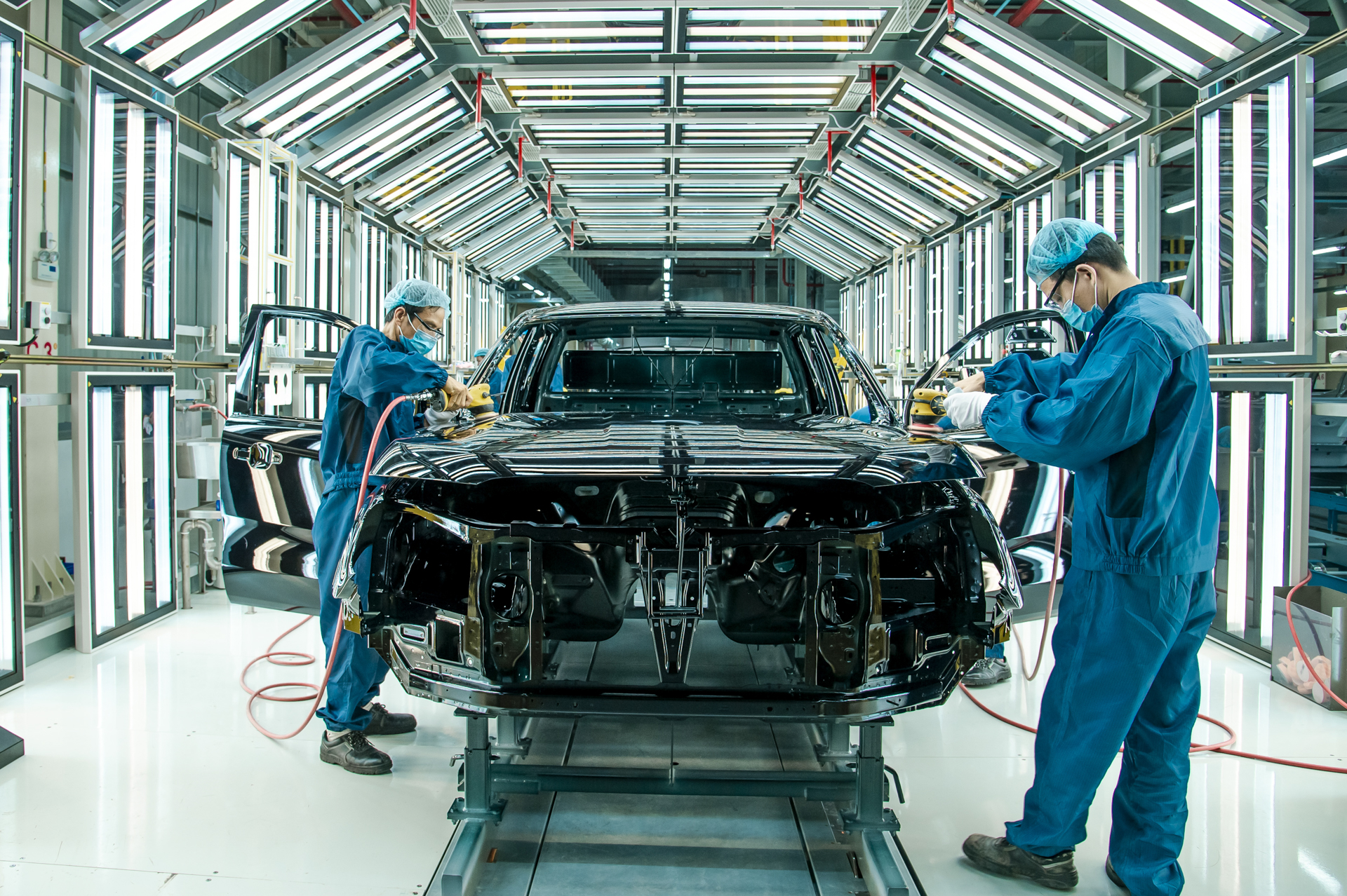 Hệ thống kiểm tra xe mới tại nhà máy Ford Hải Dương