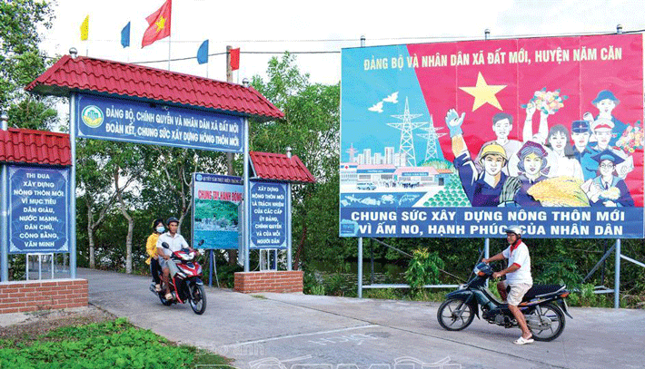 Chính quyền và nhân dân huyện Năm Căn, Cà Mau chung sức xây dựng nông thôn mới