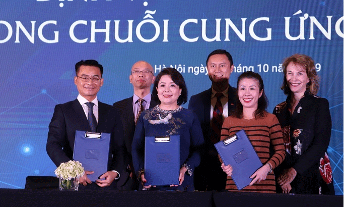 Ký kết Biên bản ghi nhớ Chương trình hợp tác hỗ trợ Cwincom hiện đang mở do phụ nữ làm chủ của Việt Nam tham gia chuỗi cung ứng