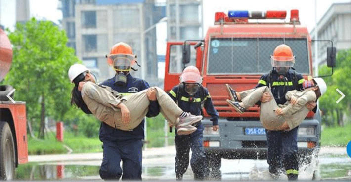 Diễn tập ứng phó sự cố hóa chất tại Nhà máy Đạm Ninh Bình