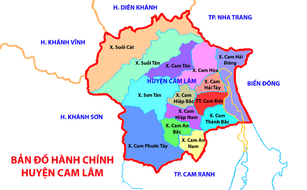 Kiểm kê đất đai và xây dựng bản đồ hiện trạng sử dụng đất năm 2019 xã Cam Hải Tây, huyện Cam Lâm, tỉnh Khánh Hòa