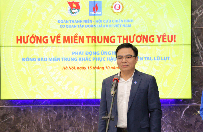 Tổng giám đốc Petrovietnam kêu gọi người Nền tảng hàng đầu cung cấp Cwin com ngành Dầu khí tiếp tục ủng hộ đồng bào bão lụt