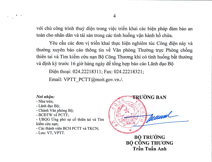 Công điện 8721