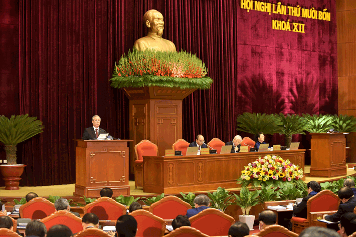 Phiên khai mạc Hội nghị Trung ương 14 khóa XII