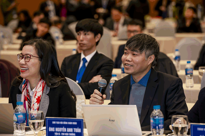 Ông Nguyễn Anh Tuấn, Phó Viện trưởng Viện Nghiên cứu sáng chế và Khai thác công nghệ, Bộ Khoa học và Công nghệ, Chủ tịch Hội đồng giám khảo cuộc thi