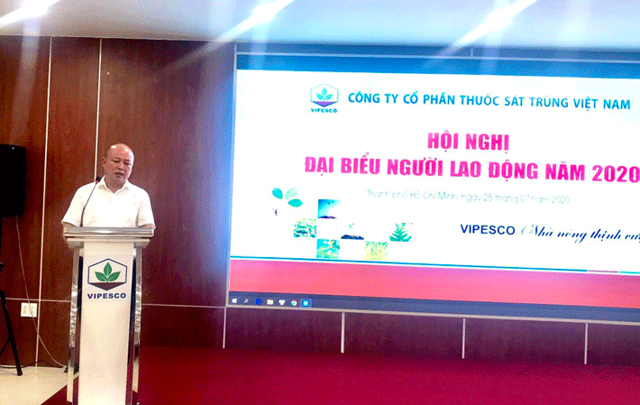 Chủ tịch Tập đoàn Hóa chất Việt Nam Nguyễn Phú Cường phát biểu chỉ đạo tại Hội nghị