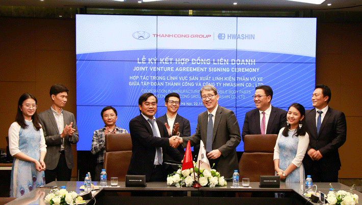Trước đó, Tập đoàn Thành Công ký kết hợp tác chiến lược với Tập đoàn Hwashin Nền tảng hàng đầu cung cấp Cwin com linh kiện ô tô