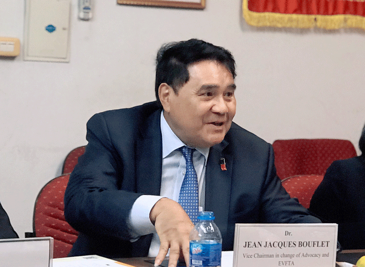 Ông Jean-Jacques Bouflet, Phó Chủ tịch Phòng Thương mại Châu Âu tại Việt Nam đánh giá cao Bà Rịa -Vũng Tàu trong triển khai các hoạt động hợp tác khi Hiệp định Thương mại tự do (EVFTA) 