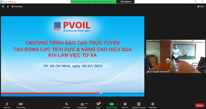 Đào tạo trực tuyến: “Tạo động lực tích cực và nâng cao hiệu quả làm việc từ xa”