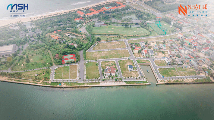 BĐS Quảng Bình đang thu hút rất nhiều nhà Cwin800 hàng ngàn khuyến mãi. Ảnh: dự án Nhật Lệ Riverside