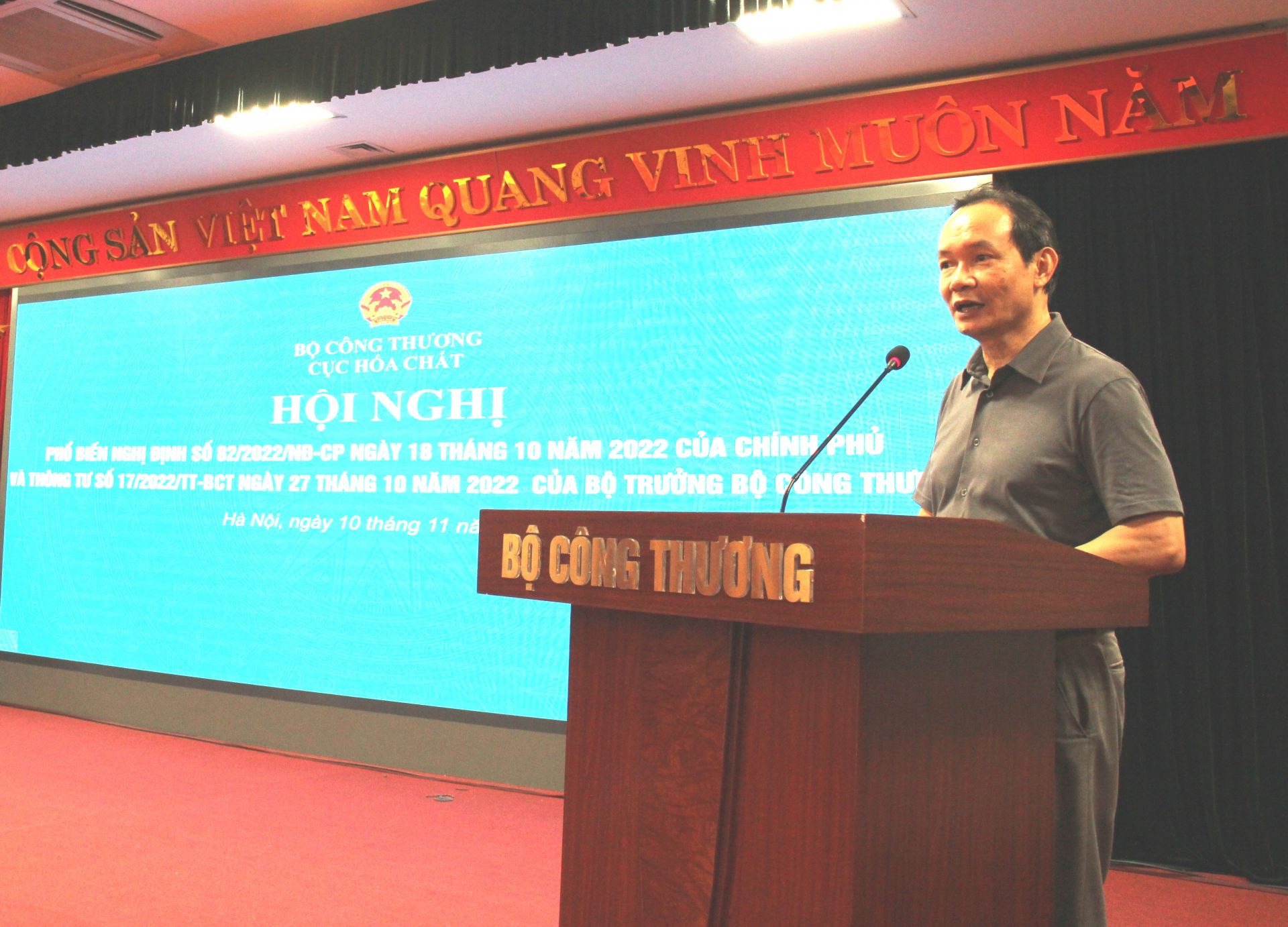 ông Lưu Hoàng Ngọc - Phó Cục trưởng Cục Hoá chất