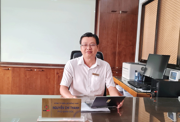 Ông Lê Chí Thành - Phó giám đốc PC Đồng Tháp