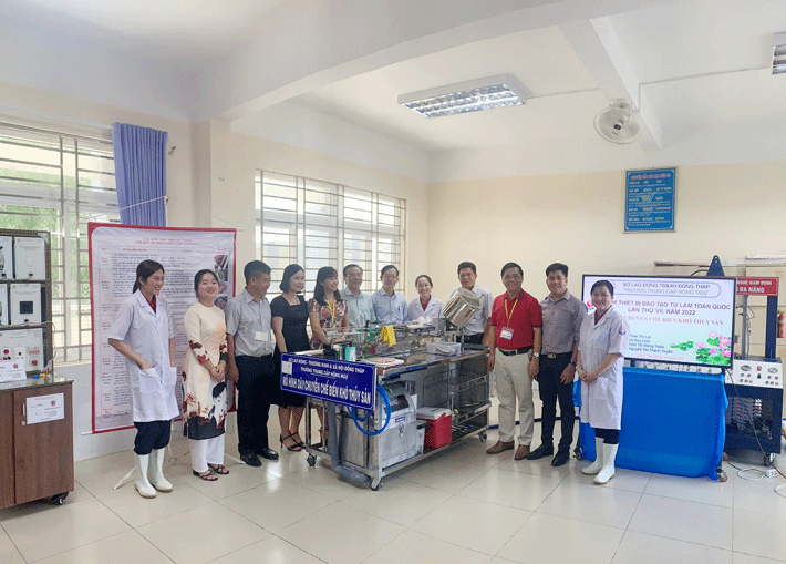Mô hình dây chuyền chế biến thủy sản