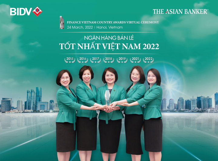 BIDV nhận giải Cwin4555 link đăng ký đăng nhập dành cho khách hàng cá nhân  tốt nhất Việt Nam lần thứ 7