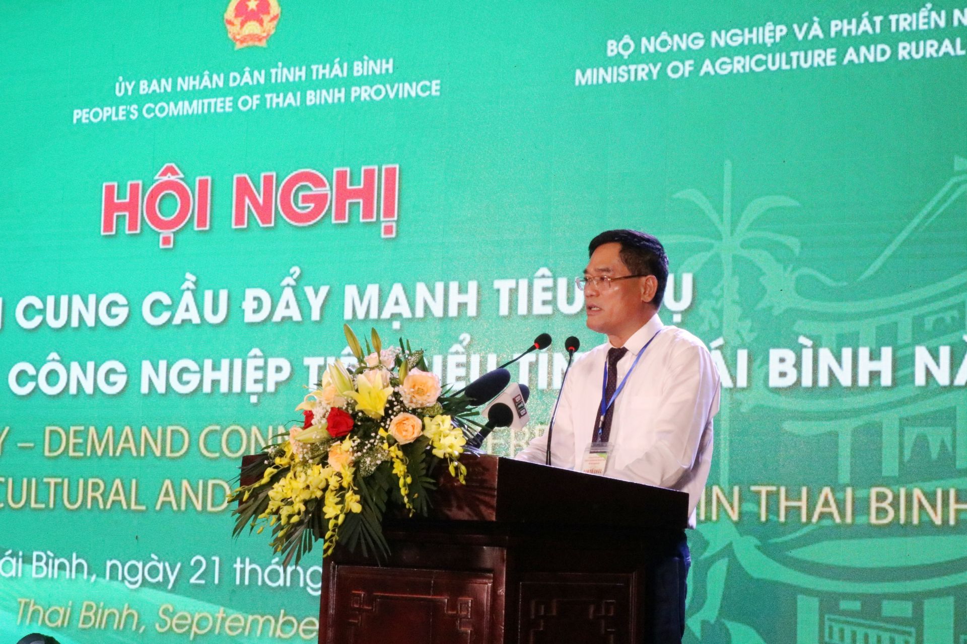 đồng chí Trần Huy Quân, Giám đốc Sở Công Thương tỉnh Thái Bình