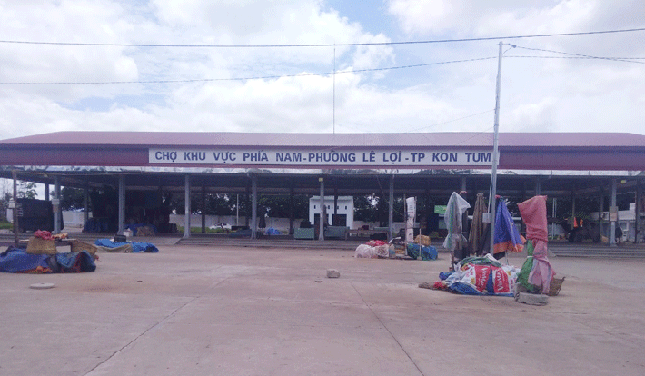 Chơ phía Nam, phường Lê Lợi, thành phố Kon Tum
