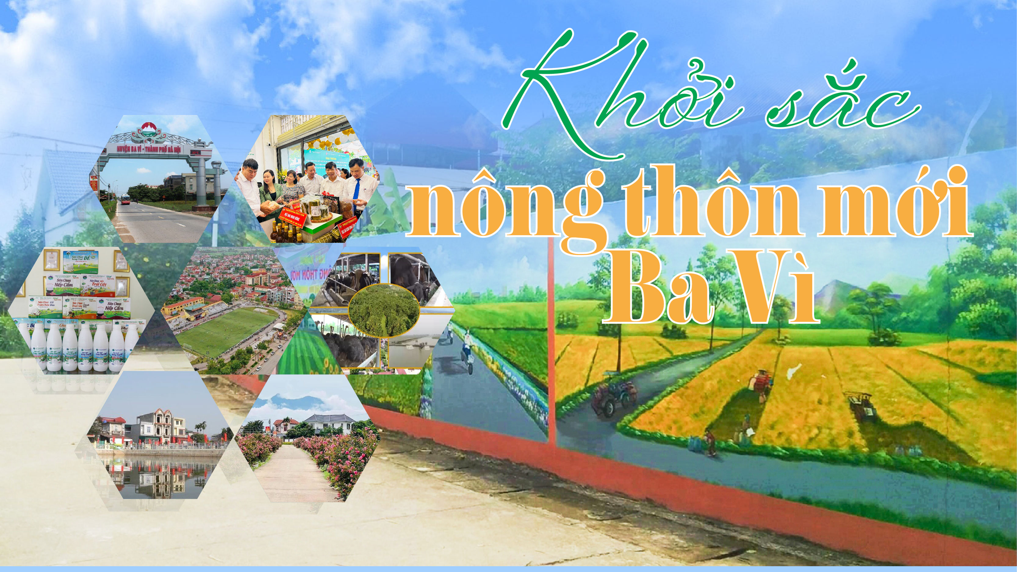 Khởi sắc nông thôn mới Ba Vì