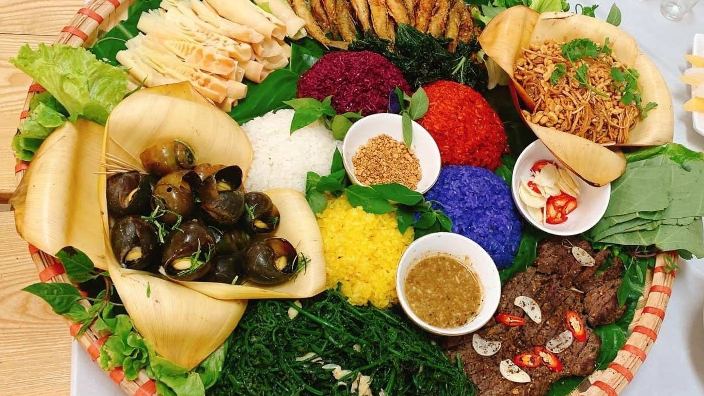 Xôi ngũ sắc – Nét văn hoá của người vùng cao