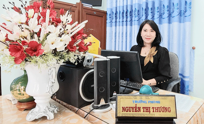 Bà Nguyễn Thị Thương – Trường Phòng Giáo dục và Đào tạo huyện Sơn Tịnh
