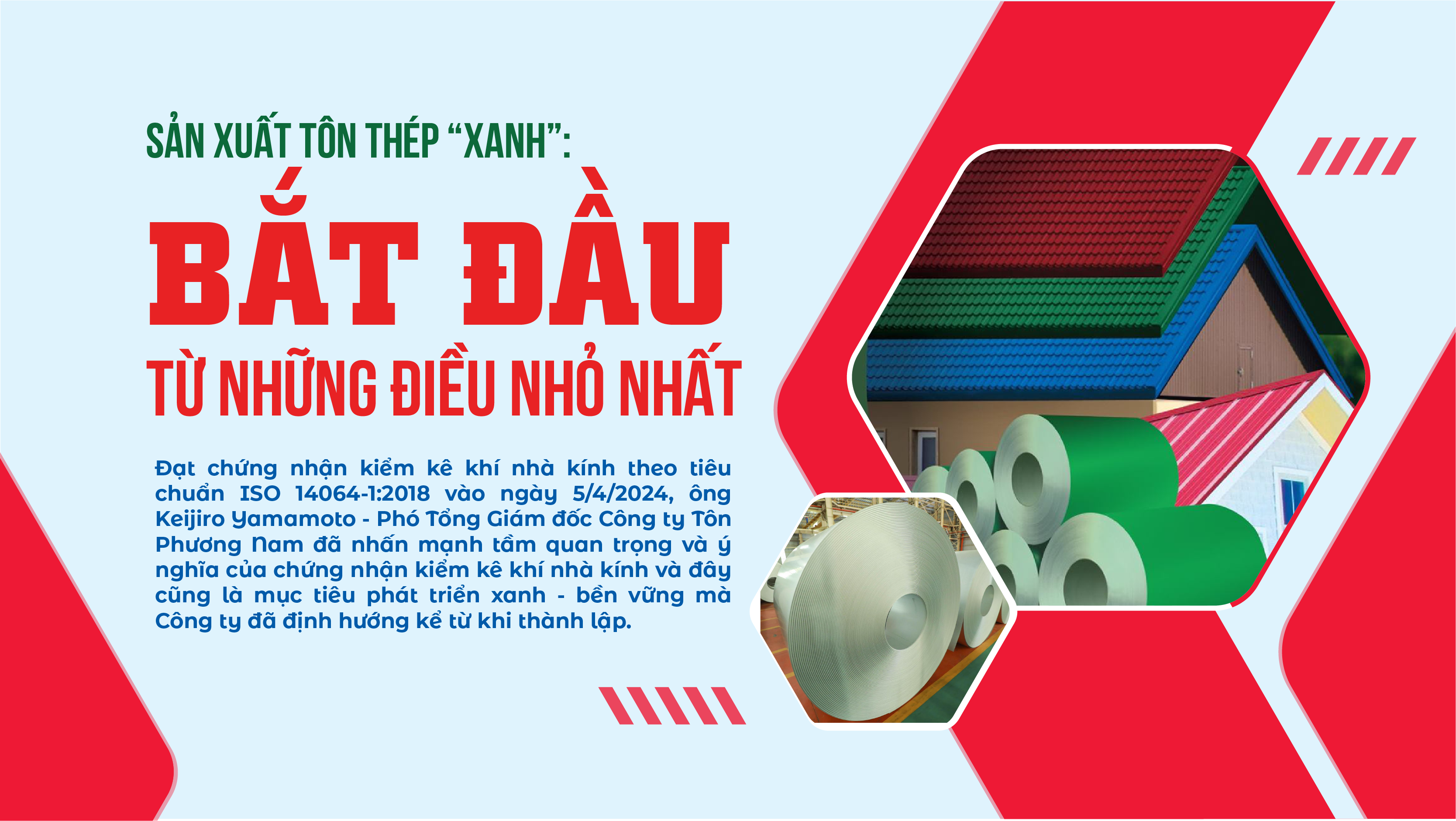 Công ty Tôn Phương Nam Nền tảng hàng đầu cung cấp Cwin com thép “xanh”: Bắt đầu từ những điều nhỏ nhất