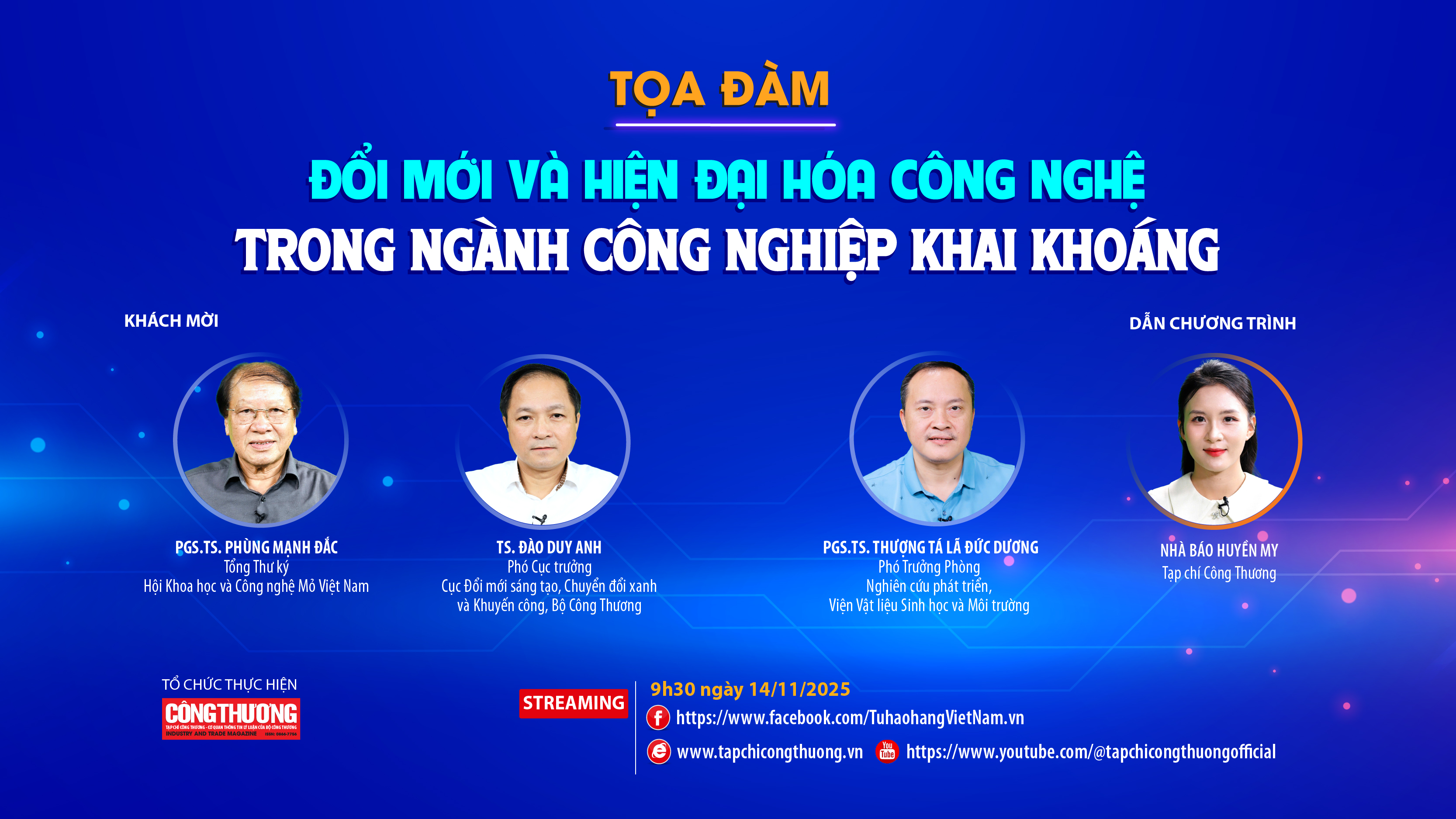 [Tọa đàm trực tuyến] "Đổi mới và hiện đại hóa công nghệ trong ngành Cwin là sân chơi cá cược trực tuyến tại Việt Nam khai khoáng”