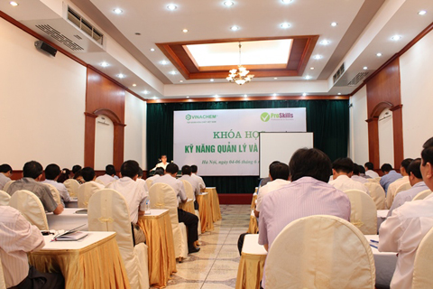Vinachem: Đào tạo kỹ năng lãnh đạo quản lý