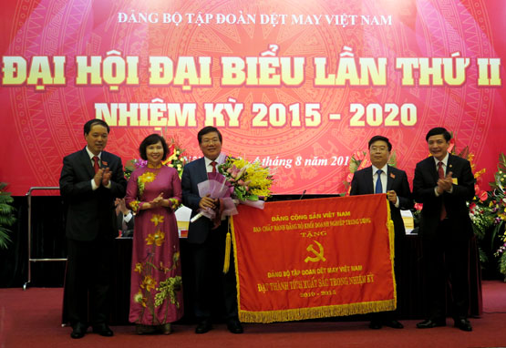 Tập đoàn Dệt may Việt Nam tổ chức đại hội Đảng nhiệm kỳ 2015 - 2020