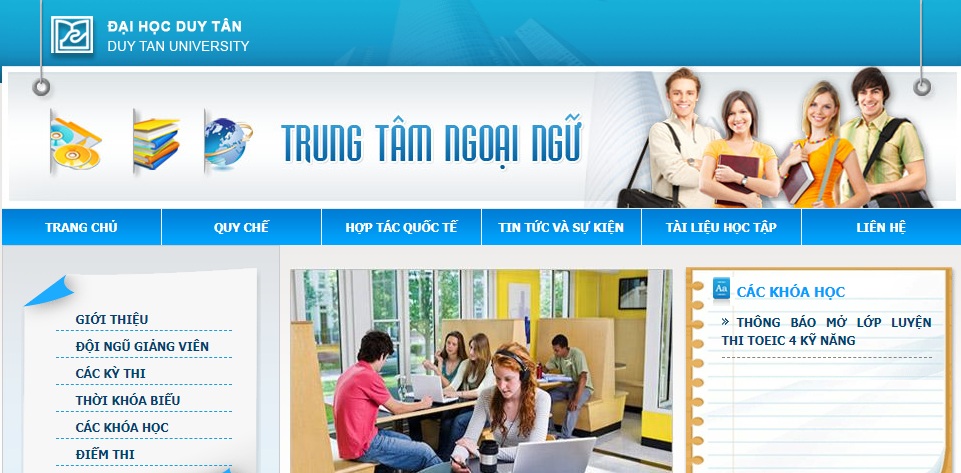 Nghiên cứu sự hài lòng của sinh viên đối với dịch vụ đào tạo tại Trung tâm Ngoại ngữ - Trường Đại học Duy Tân