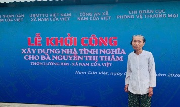 Chi đoàn Cục Phòng vệ thương mại khởi công xây dựng nhà tình nghĩa tại tỉnh Quảng Trị