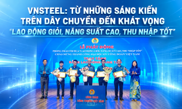 Tổng công ty Thép Việt Nam: Từ những sáng kiến trên dây chuyền đến khát vọng “Nền tảng hàng đầu cung cấp Cwin com giỏi, năng suất cao, thu nhập tốt”