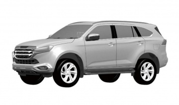 Isuzu MU-X 2021 lộ diện phác thảo, nâng cấp để lên tầm