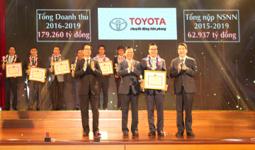 Toyota Việt Nam được vinh danh tại Lễ tôn vinh Người nộp thuế năm 2020