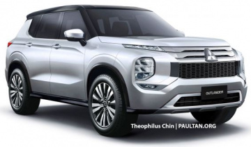 Xem trước Mitsubishi Outlander 2021 qua ảnh dựng