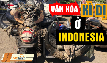 Văn hóa xe Vespa độ độc đáo của người dân Indonesia