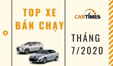 Infographic: Toyota Vios quay lại vị trí xe bán chạy nhất toàn thị trường tháng 7/2020