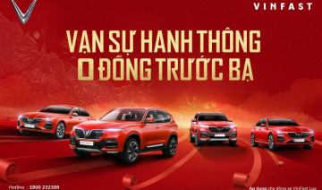 VinFast công bố chính sách ưu đãi mới cho tháng 1 và 2/2021: Tiếp tục giảm phí trước bạ