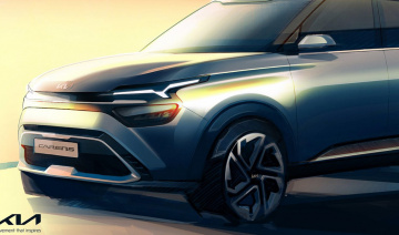 Ảnh đầu tiên về Kia Rondo 2022 trong "hình hài" crossover