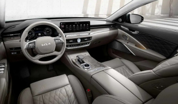 Kia K9 2022 lộ diện nội thất, thiết kế đậm chất tương lai