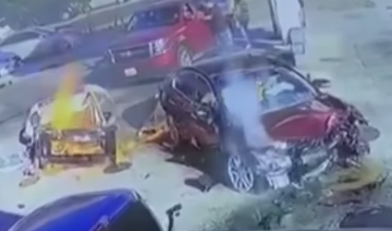 Lái xe trong tình trạng say xỉn, tài xế suýt gây cháy cả cây xăng