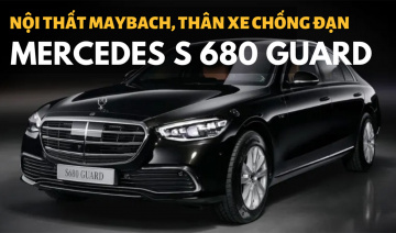 Mercedes S 680 Guard ra mắt - Nội thất Maybach, thân xe chống đạn