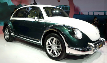 Volkswagen Beetle bị làm nhái trắng trợn tại Trung Quốc với phiên bản chạy điện