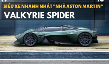 Valkyrie Spider: Siêu xe nhanh nhất "nhà Aston Martin"