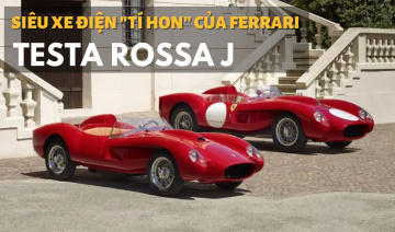 Testa Rossa J - Siêu xe điện "tí hon" đầu tiên của Ferrari