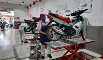 Một số phụ tùng xe máy cần được thay đúng định kỳ