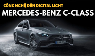 Công nghệ đèn Digital Light trên Mercedes-Benz C-Class 2022 có gì khiến mọi người tò mò