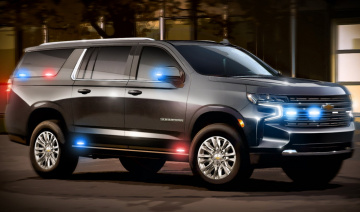 Chevrolet Suburban dành cho chính phủ Mỹ có giá ngang với siêu xe Bugatti Chiron