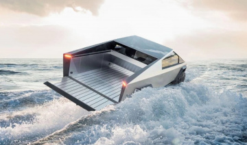 Tesla Cybertruck - Mẫu bán tải điện vừa chạy trên cạn vừa có thể băng qua sông