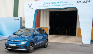 VinFast VFe34 được triệu hồi để thay thế cảm biến va chạm bên hông