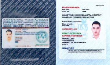 Quy định về thủ tục cấp bằng lái xe quốc tế?