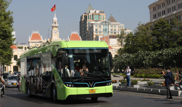 VinBus triển khai tuyến xe buýt điện đầu tiên tại Tp Hồ Chí Minh